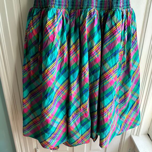 Christopher John Rogers x Target Bow Back Plaid Halter Dress Plus 28W 30W NWT - Picture 5 of 9